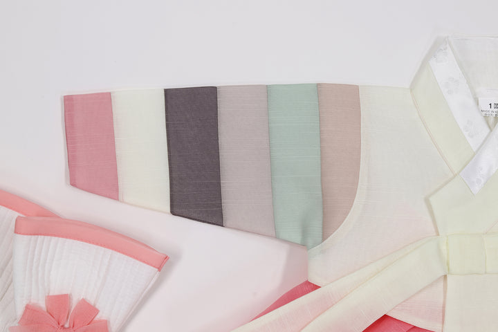 Korean Traditioanl Baby Girl Hanbok Clothing 100th Birth 1 Age Dol Party Celebration Pink Saekdong