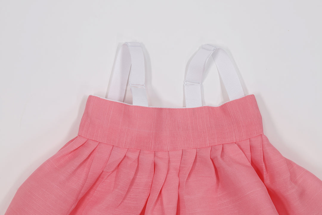 Korean Traditioanl Baby Girl Hanbok Clothing 100th Birth 1 Age Dol Party Celebration Pink Saekdong