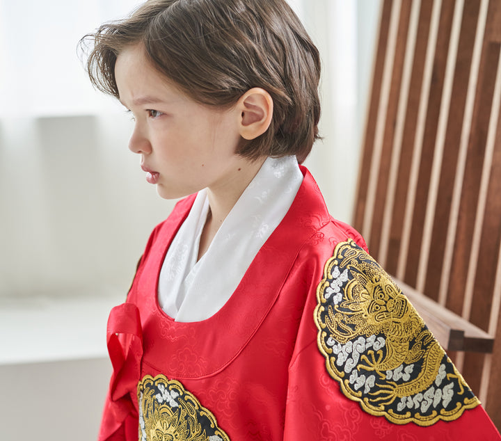 Korean Traditional King's Hanbok Boy Baby Dol Party Celebration 1st Birthday 1–10 Ages OGB108