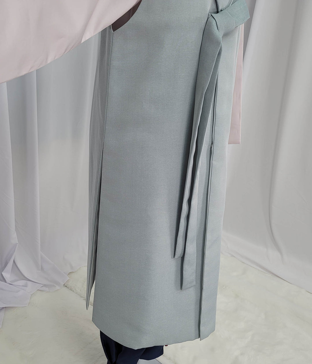 Korean Traditional Man Male Personal Custom Hanbok Blue OSM164