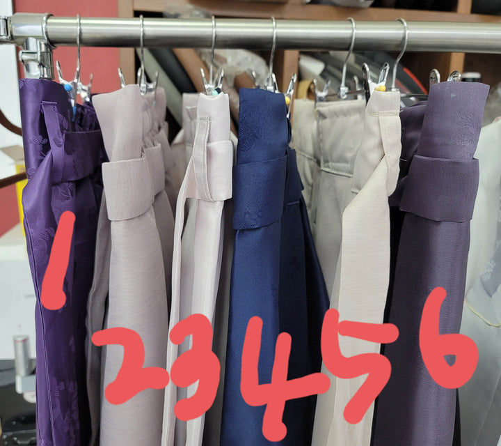 Korean Traditional Man Personal Custom Hanbok Pants Purple Wedding Party Ceremony OSM137