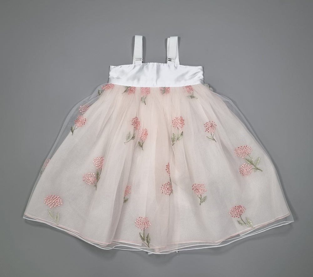 Hanbok Girl Baby Korea Traditional Clothing Set First Birthday Celebration Party 100th Birth Celebration 1–8 years Light Peach Flower