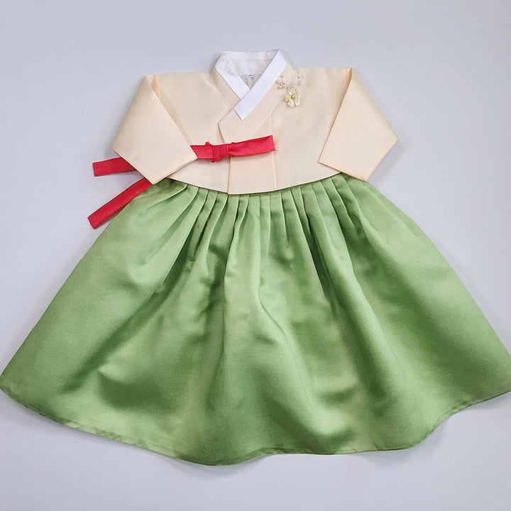 Korean Traditional Baby Girl Hanbok Clothing 1 Age Dol Party Celebration pastel 1–15 Ages OS172