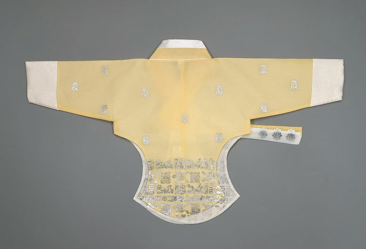 Hanbok Girl Baby Korea Traditional Clothing Set First Birthday Celebration Party 100th Birth Celebration 1-10 years Yellow Green