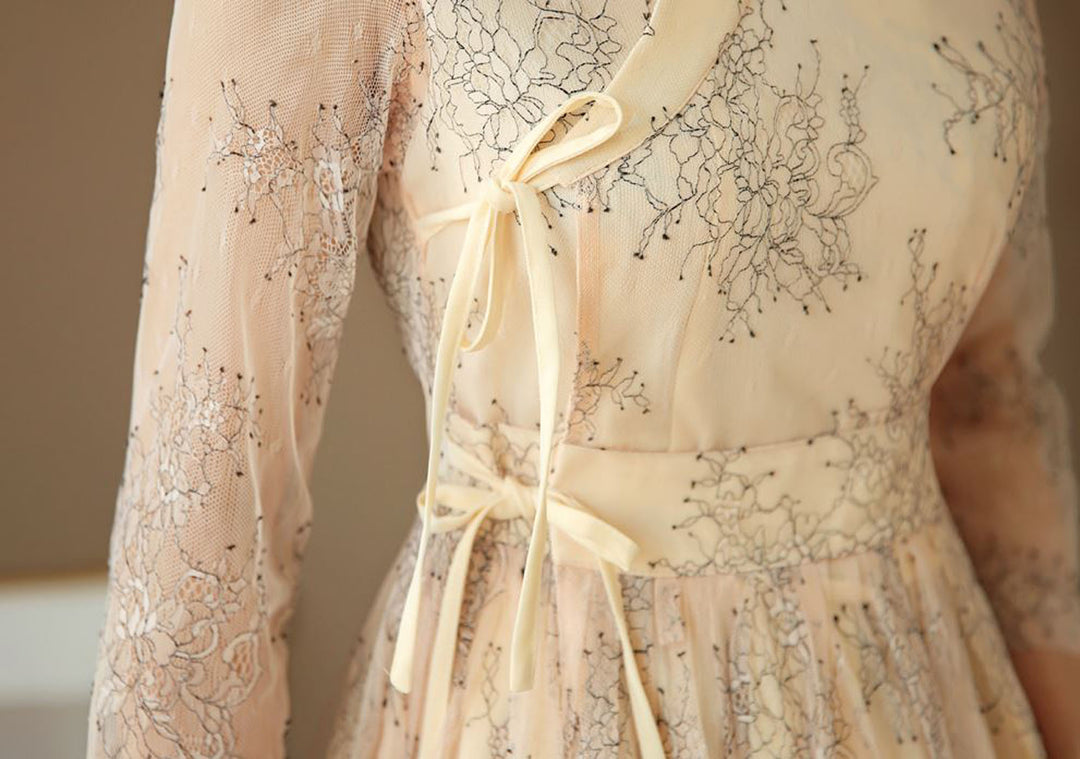 Korean Modern Hanbok White Dress Fancy Casual Daily Clothing Wrapped Design Fusion Hanbok CHD102