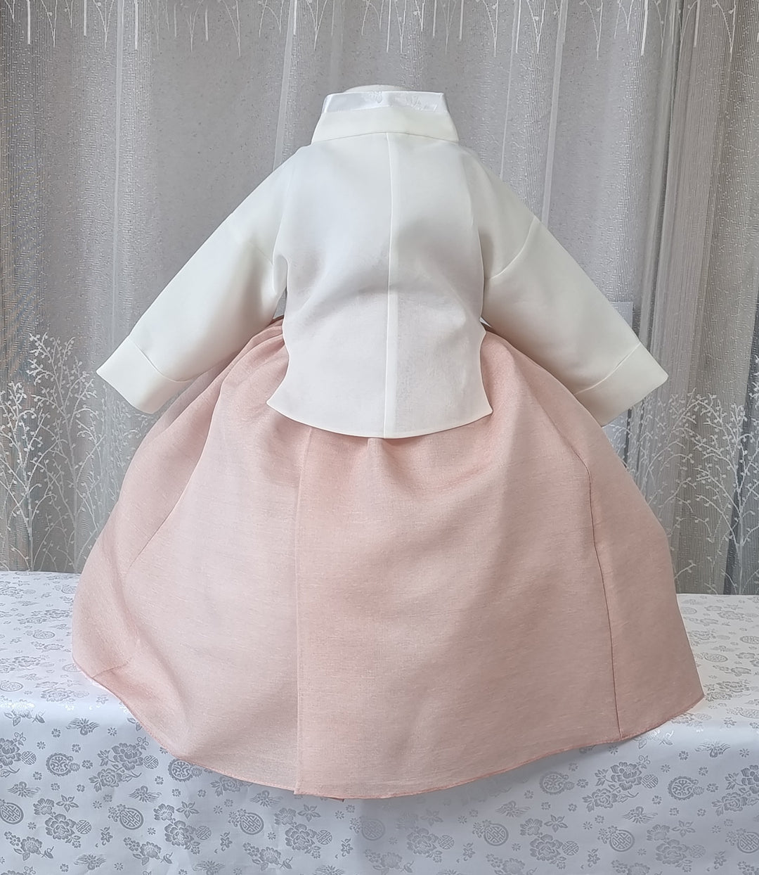 Hanbok Girl Baby Korea Traditional Clothing Set First Birthday Celebration Party 100th Birth Celebration 1–15 years&nbsp; Dusty Pink HG161