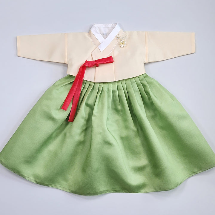 Korean Traditional Baby Girl Hanbok Clothing 1 Age Dol Party Celebration pastel 1–15 Ages OS172