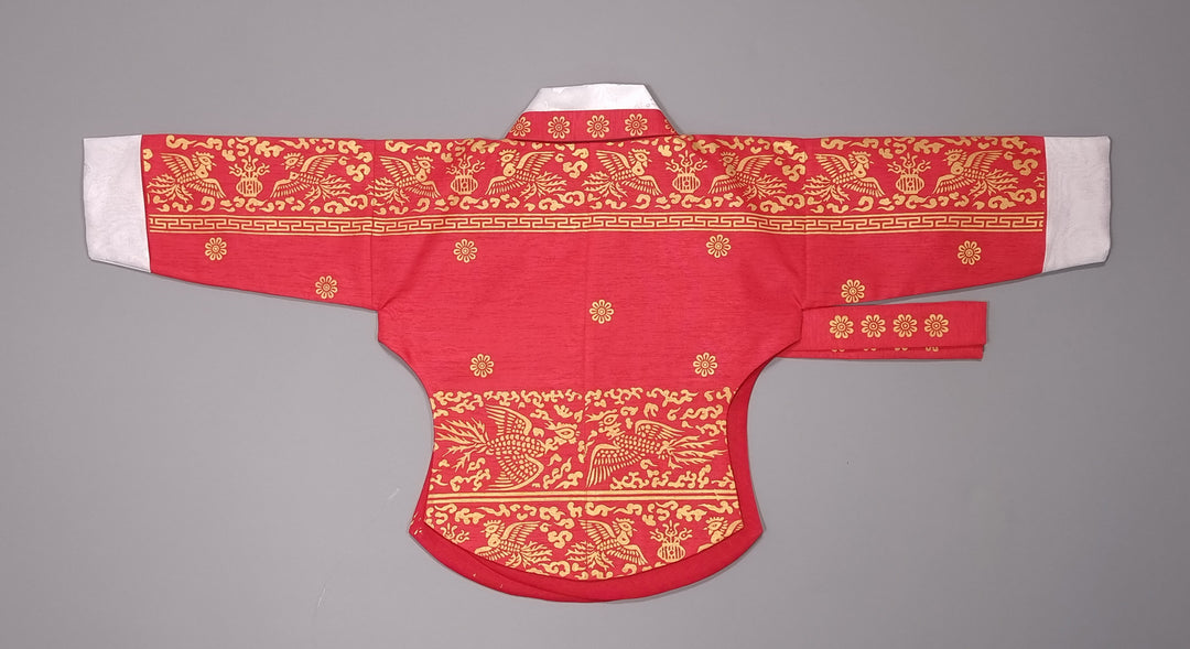 Hanbok Dress Girl Baby Korea Traditional Clothing Set First Birthday Celebration Party 100th Birth1–15 years Gold Print HG132