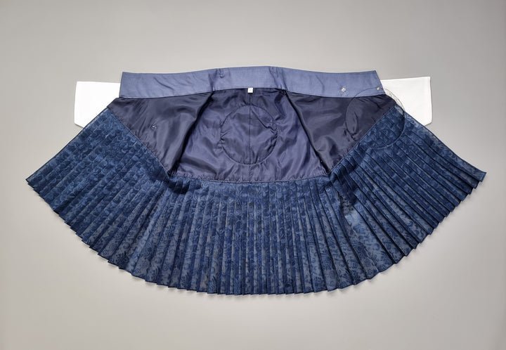 Korean Traditional Boy Baby Hanbok Dol Baikil Party Celebration 100th-10 Ages King Design Navy GHB102