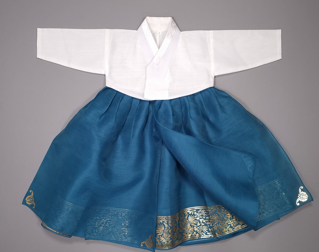Korean Traditional Baby Girl Premium Hanbok Clothing Princess Design 1 Age 1st First Birthday Dol Party Celebration&nbsp; GOG505