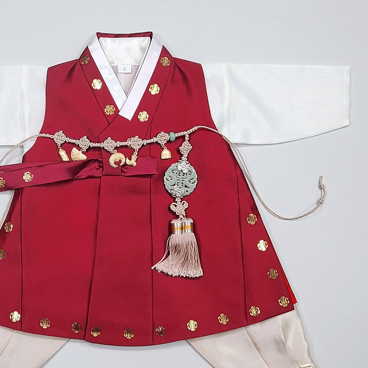 Korean Traditional&nbsp;Hanbok&nbsp;Boy Baby Dol Baikil Party Celebration 100th-10 Ages 1st Birthday GHB201