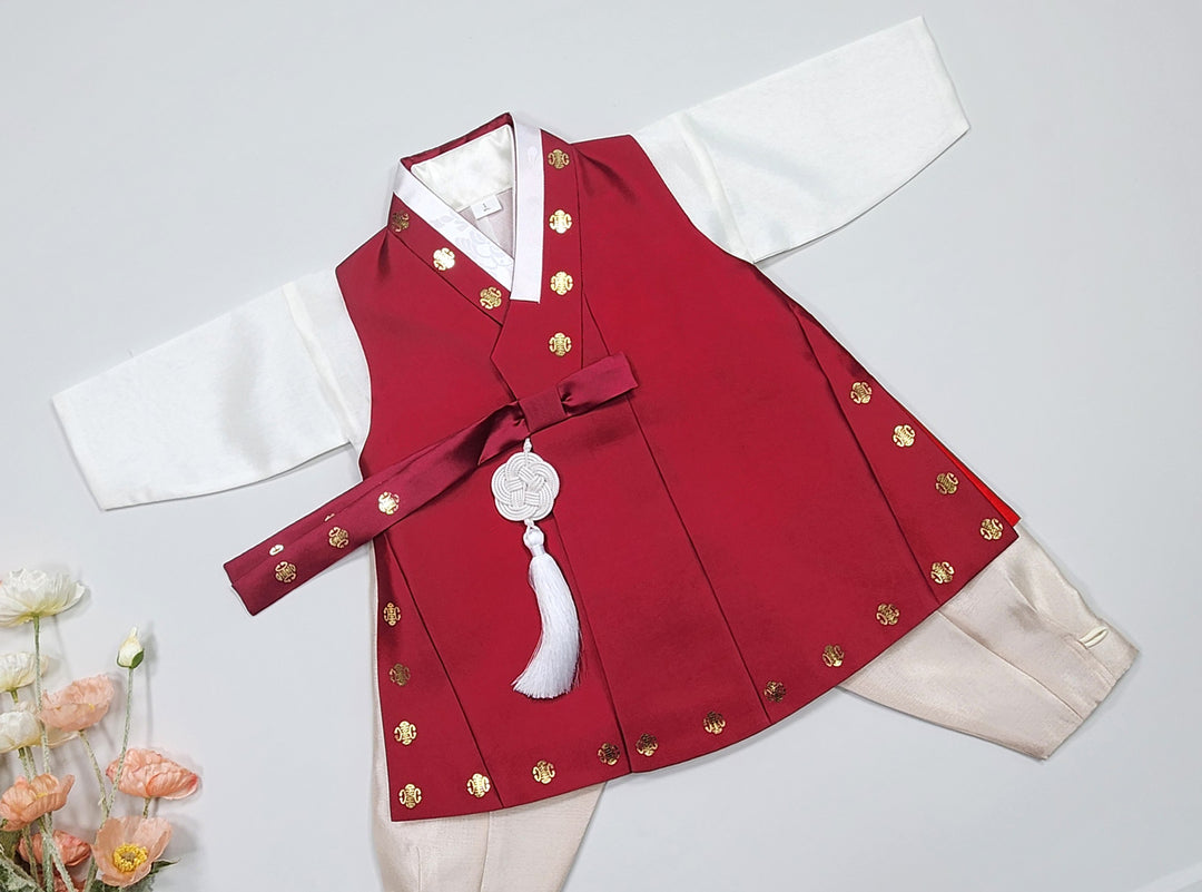 Korean Traditional&nbsp;Hanbok&nbsp;Boy Baby Dol Baikil Party Celebration 100th-10 Ages 1st Birthday GHB201