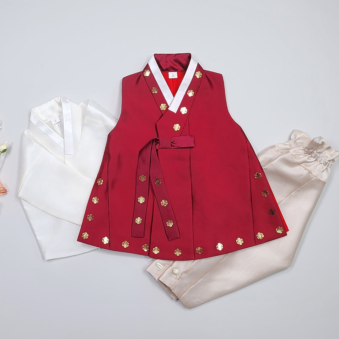 Korean Traditional&nbsp;Hanbok&nbsp;Boy Baby Dol Baikil Party Celebration 100th-10 Ages 1st Birthday GHB201