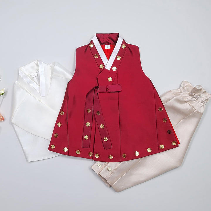 Korean Traditional&nbsp;Hanbok&nbsp;Boy Baby Dol Baikil Party Celebration 100th-10 Ages 1st Birthday GHB201