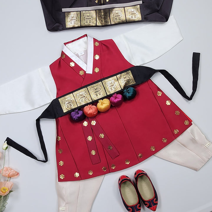 Korean Traditional&nbsp;Hanbok&nbsp;Boy Baby Dol Baikil Party Celebration 100th-10 Ages 1st Birthday GHB201