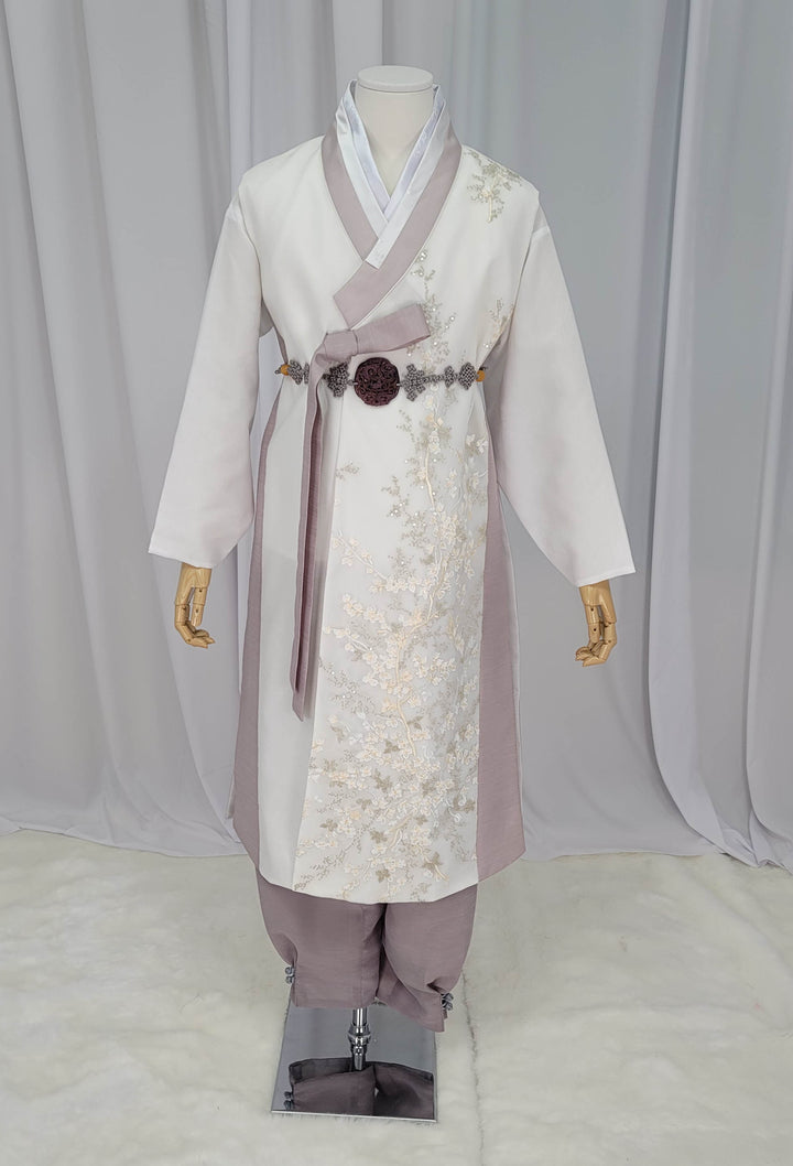 Korean Traditional Man Male Personal Custom Hanbok See Through Flower OSM161