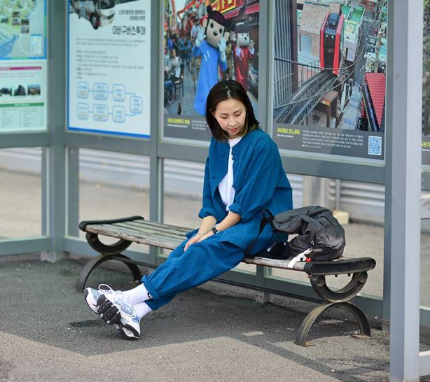 Korean Hanbok Washed 17's Dyed Cotton Common Use Man Woman Casual Daily Clothing BTS Vivid Blue 24014