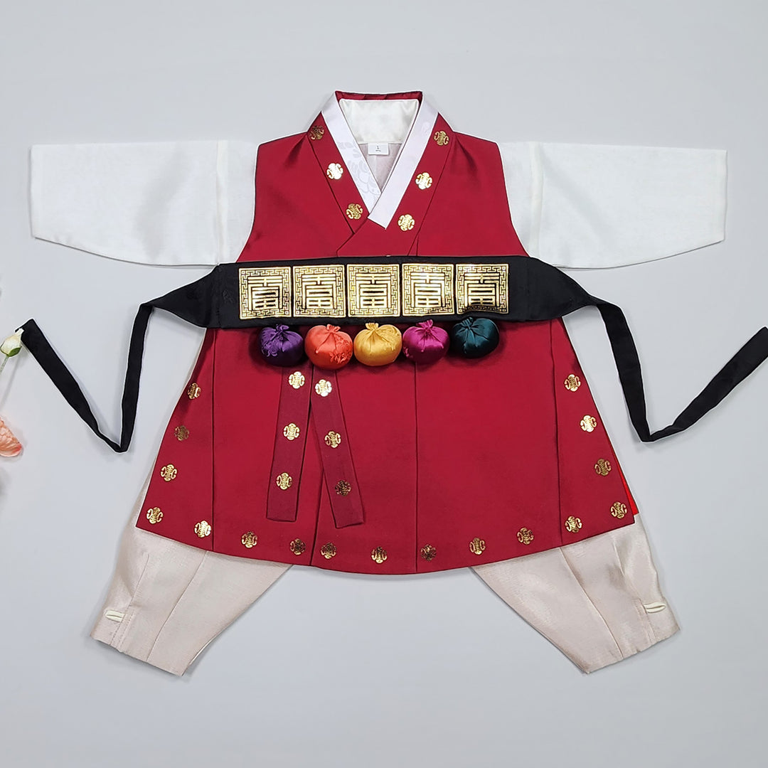 Korean Traditional&nbsp;Hanbok&nbsp;Boy Baby Dol Baikil Party Celebration 100th-10 Ages 1st Birthday GHB201