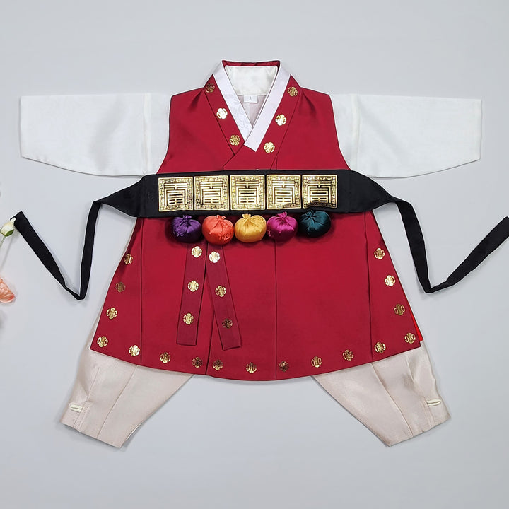 Korean Traditional&nbsp;Hanbok&nbsp;Boy Baby Dol Baikil Party Celebration 100th-10 Ages 1st Birthday GHB201