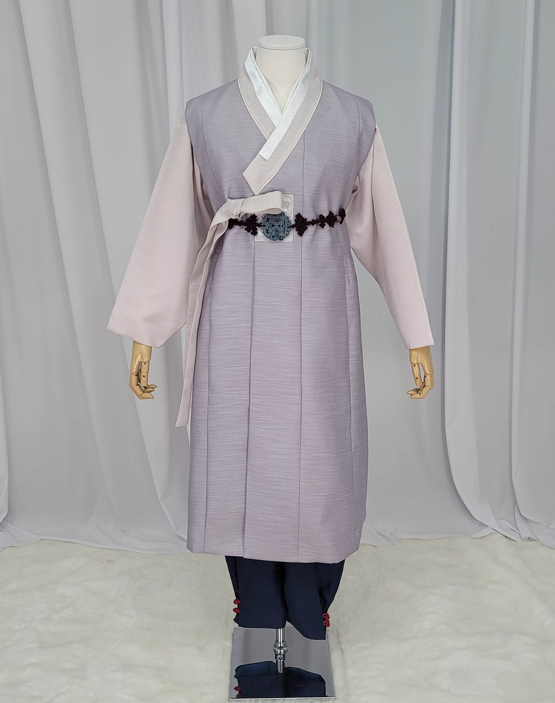 Korean Traditional Man Male Personal Custom Hanbok Violet OSM163