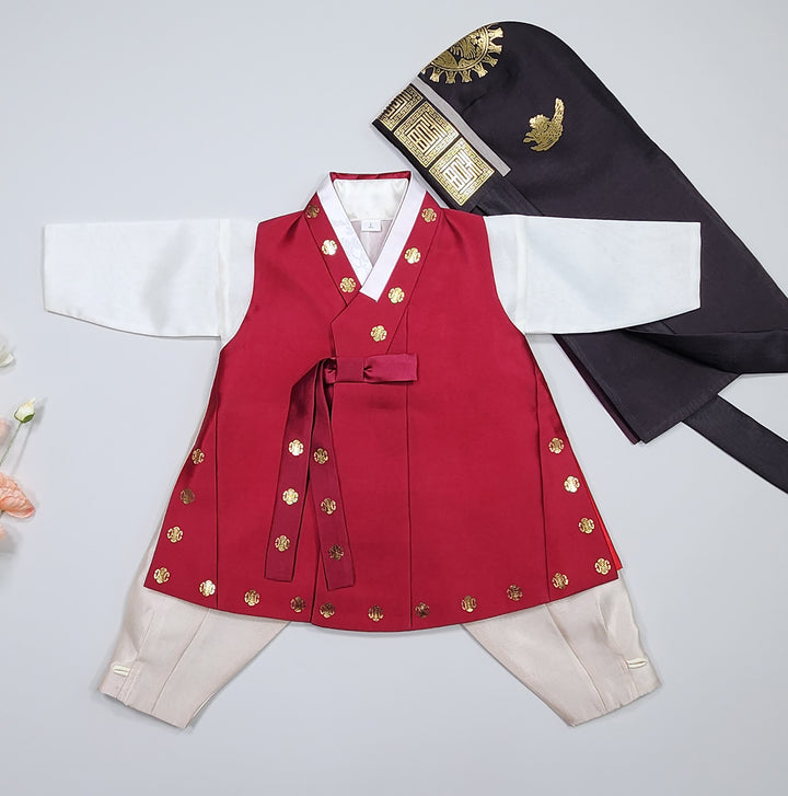 Korean Traditional&nbsp;Hanbok&nbsp;Boy Baby Dol Baikil Party Celebration 100th-10 Ages 1st Birthday GHB201
