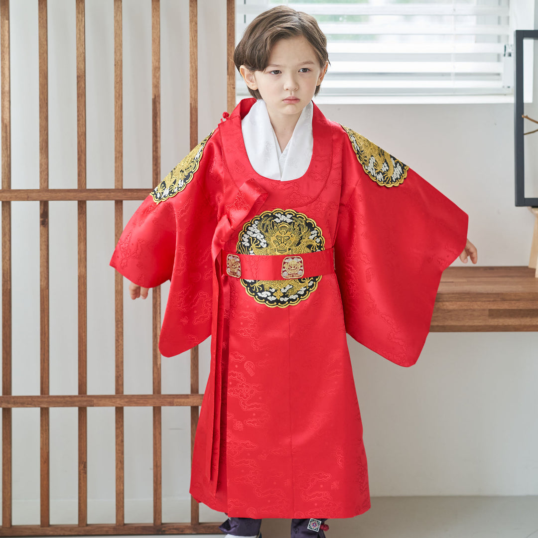 Korean Traditional King's Hanbok Boy Baby Dol Party Celebration 1st Birthday 1–10 Ages OGB108