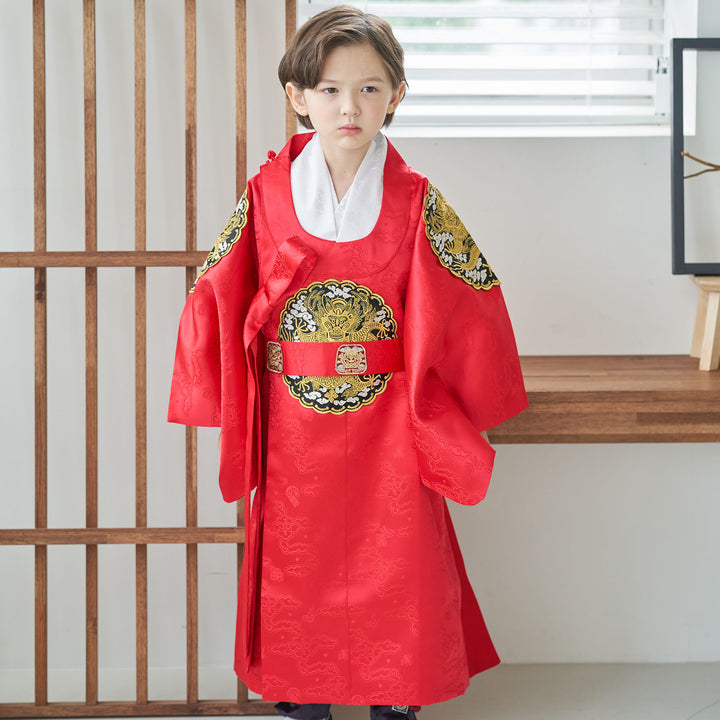 Korean Traditional King's Hanbok Boy Baby Dol Party Celebration 1st Birthday 1–10 Ages OGB108