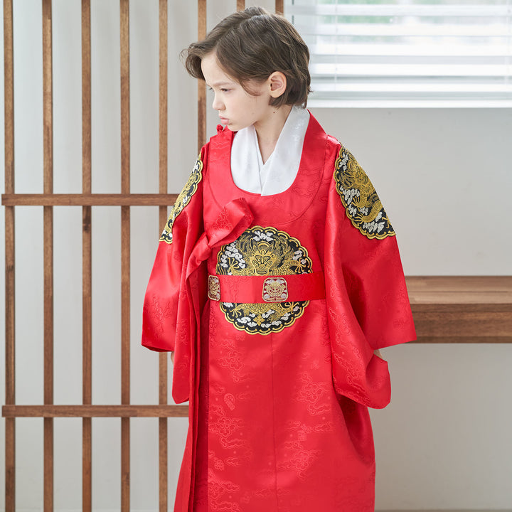 Korean Traditional King's Hanbok Boy Baby Dol Party Celebration 1st Birthday 1–10 Ages OGB108