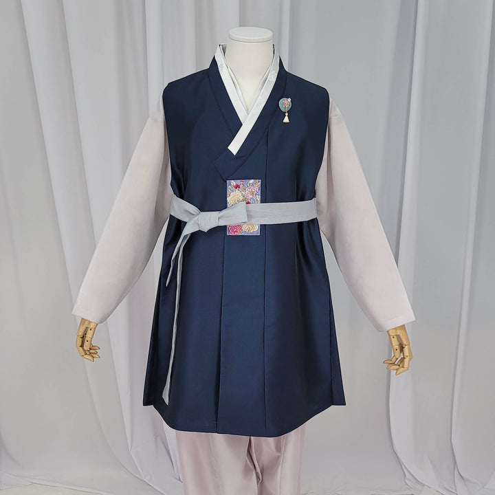 Korean Traditional Man Male Personal Custom Hanbok Teal OSM166