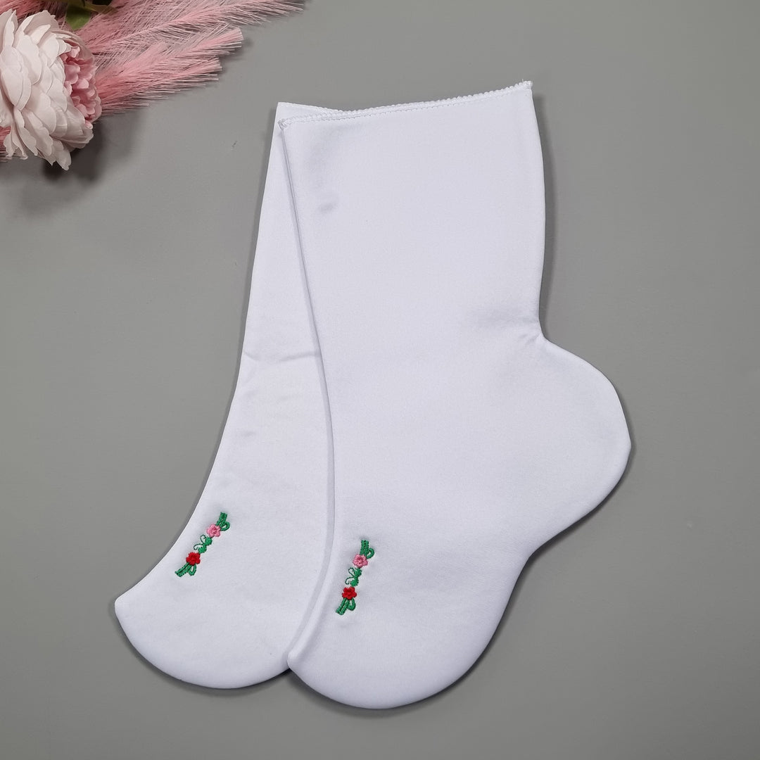 Korean Traditional Hanbok Shoes Socks for Woman Girl Solid Footwear Wedding Birthday PU WS114