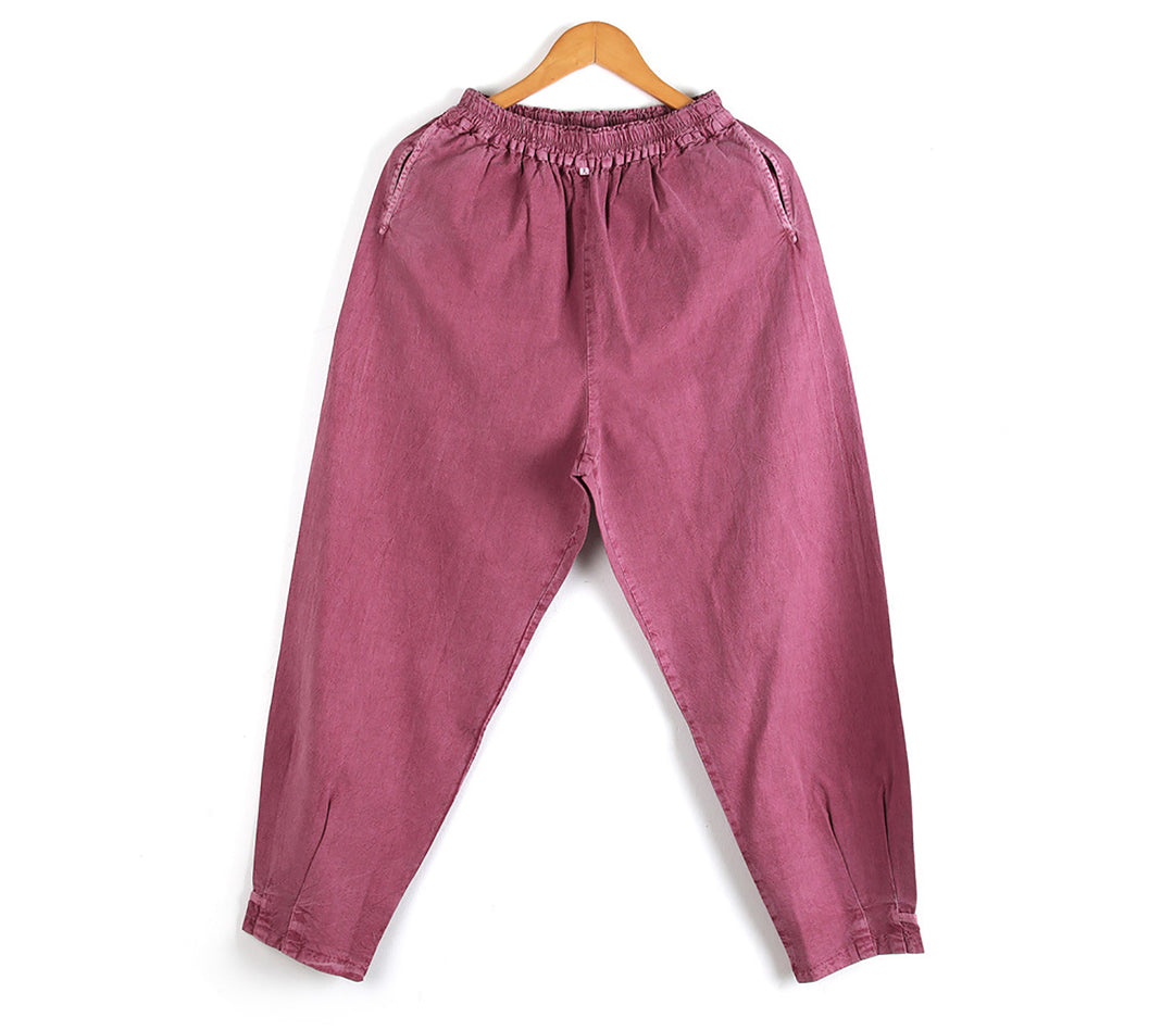 Korean Hanbok Washed Cotton Common Use Man Woman Casual Daily Clothing Pants JH102