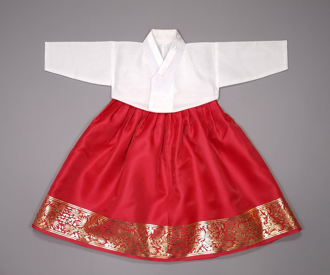 Korean Traditional Baby Girl Premium Hanbok Clothing Princess Design 1 Age 1st First Birthday Dol Party Celebration&nbsp; GOG503