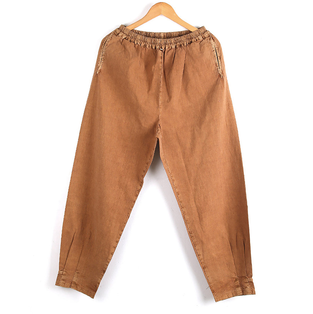 Korean Hanbok Washed Cotton Common Use Man Woman Casual Daily Clothing Pants JH102