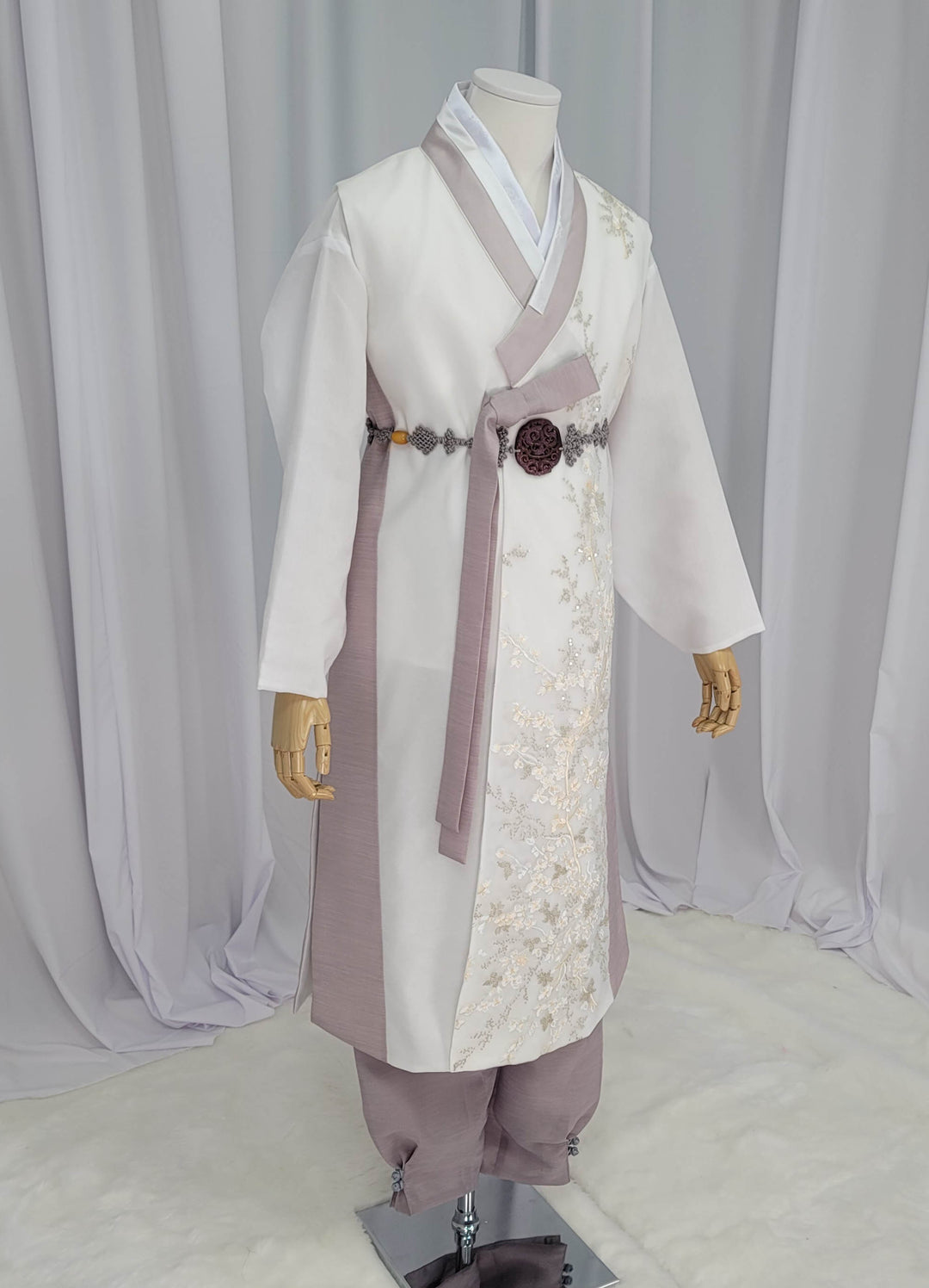 Korean Traditional Man Male Personal Custom Hanbok See Through Flower OSM161