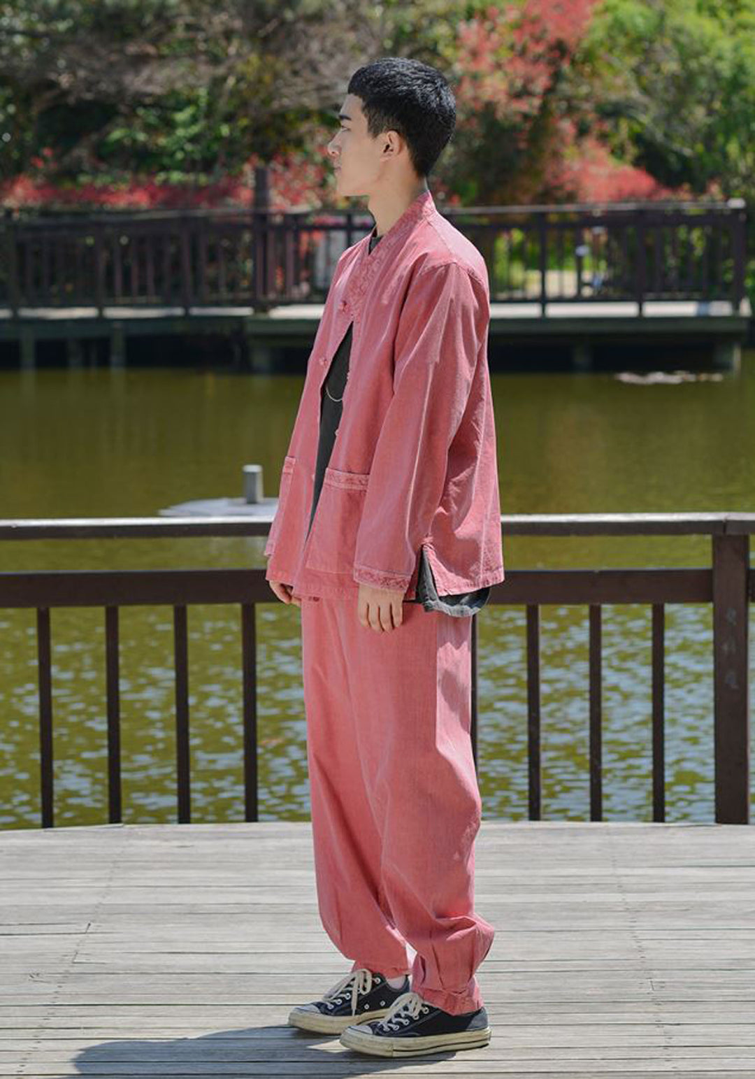 Korean Hanbok Washed Cotton Common Use Man Woman Casual Daily Clothing BTS Long Sleeve Indipink 10042