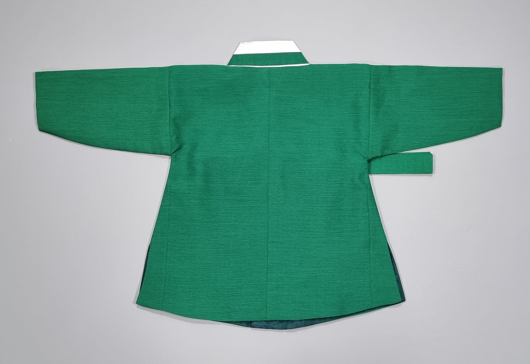 Korean Traditional Boy Baby Hanbok Dol Party Celebration 1-8 Ages Vivid Green BDB101