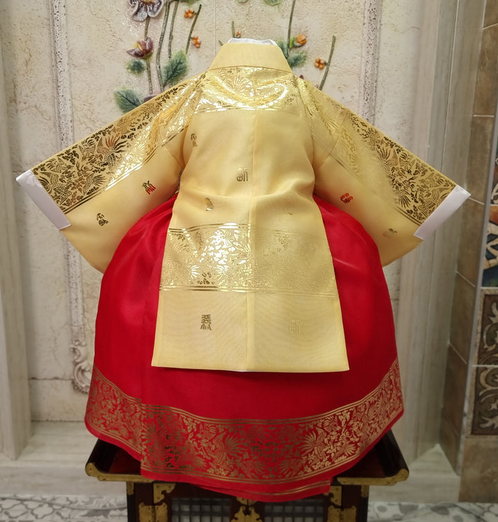 Korean Traditional Baby Girl Premium Hanbok Clothing Princess Design 1 Age 1st First Birthday Dol Party Celebration&nbsp; GOG503