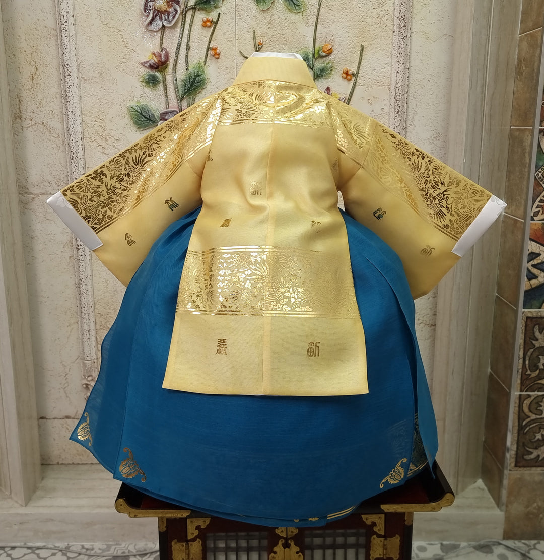 Korean Traditional Baby Girl Premium Hanbok Clothing Princess Design 1 Age 1st First Birthday Dol Party Celebration&nbsp; GOG505