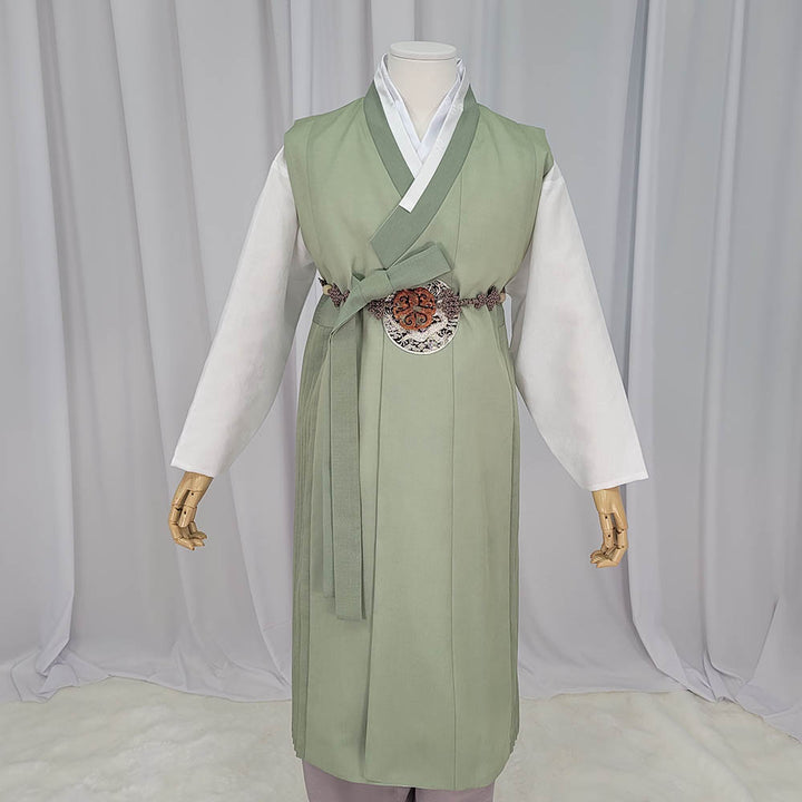 Korean Traditional Man Male Personal Custom Hanbok Khaki OSM162