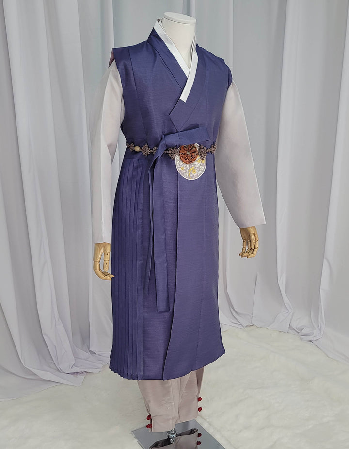 Korean Traditional Man Male Personal Custom Hanbok Purple OSM165