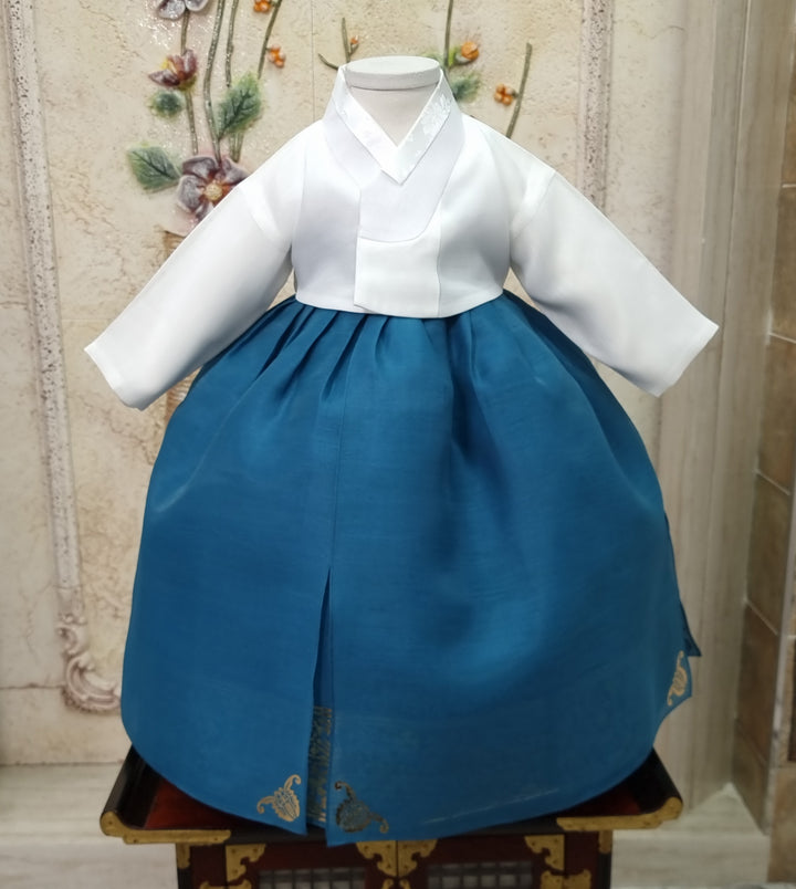 Korean Traditional Baby Girl Premium Hanbok Clothing Princess Design 1 Age 1st First Birthday Dol Party Celebration&nbsp; GOG502