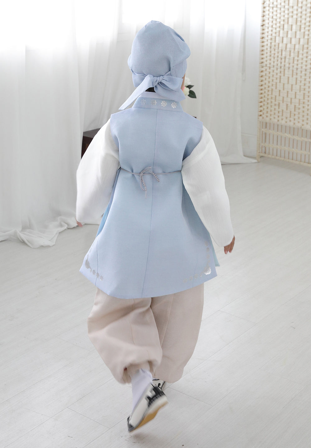 Korean Traditional Boy Baby Hanbok Dol Baikil Party Celebration 100th Days 1st Birthday 1–10 Years Light Blue DDB130