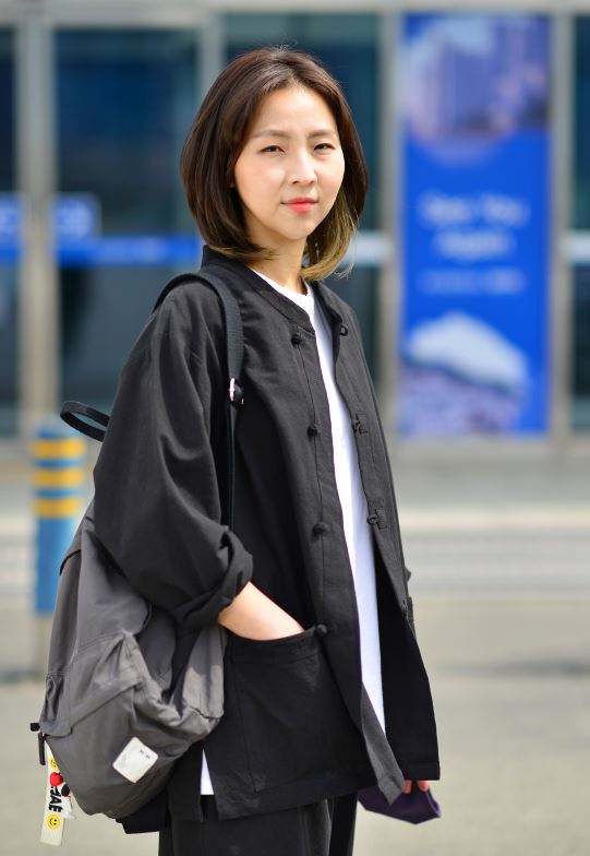 Korean Hanbok Washed 17's Dyed Cotton Common Use Man Woman Casual Daily Clothing BTS Black 24014