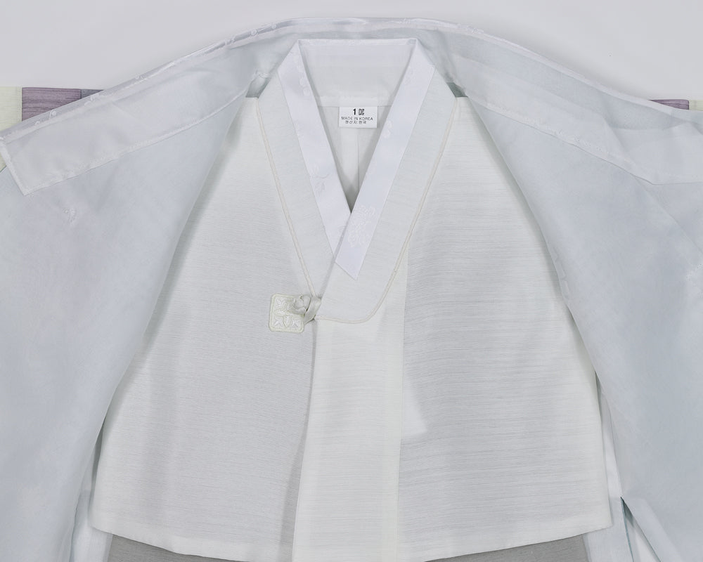 Korean Traditional Boy Baby Hanbok Dol Baikil Party Celebration 100th Days 1-10 Ages Mint 색동 HGB109