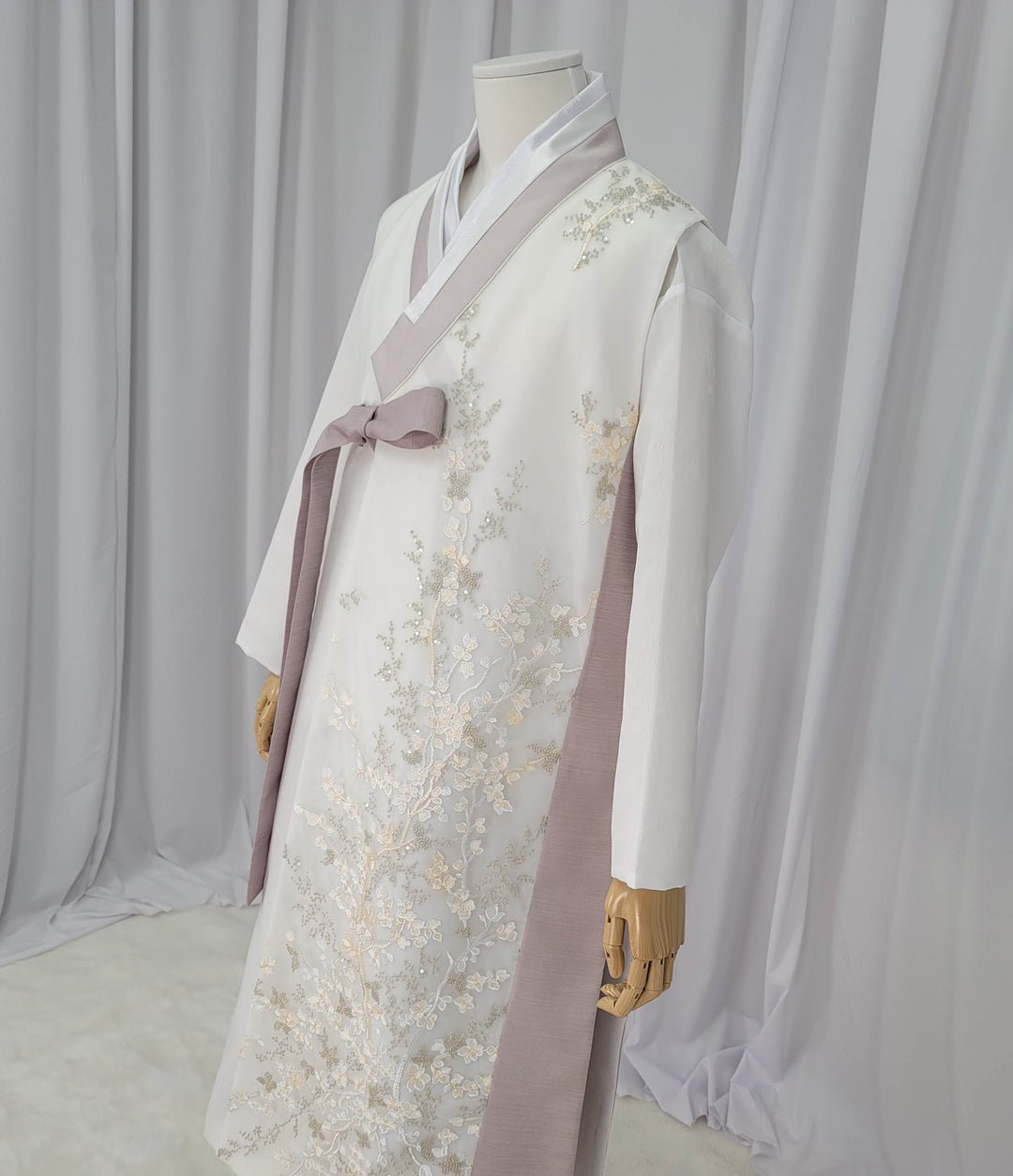 Korean Traditional Man Male Personal Custom Hanbok See Through Flower OSM161
