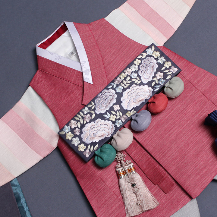 Korean Traditional Boy Baby Hanbok Dol Baikil Party Celebration 100th Days 1-10 Years Red DDB124