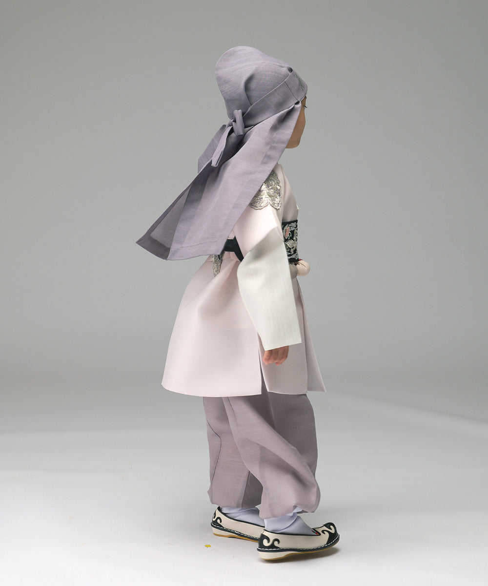 Korean Traditional Boy Baby Hanbok Dol Baikil Party Celebration 100th-10 Years&nbsp; Beige DDB106