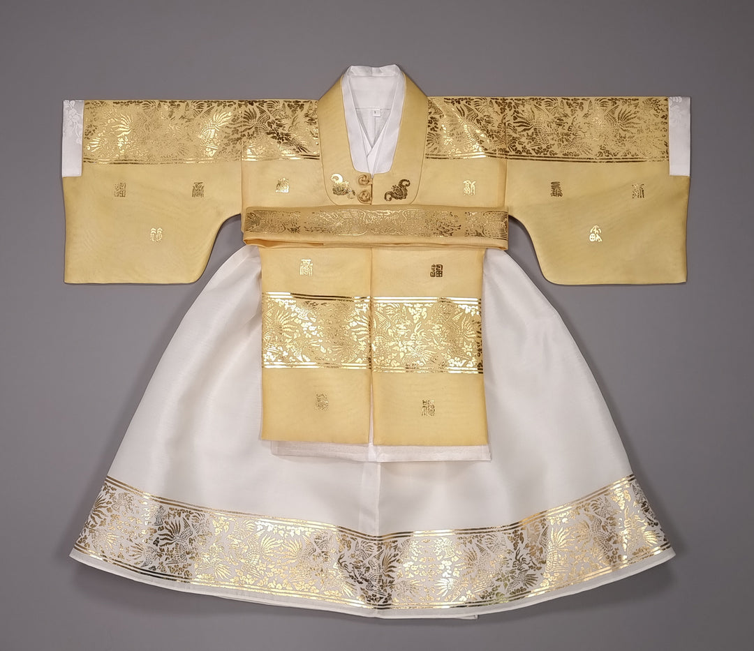 Korean Traditional Baby Girl Premium Hanbok Clothing Princess Design 1 Age 1st First Birthday Dol Party Celebration&nbsp; GOG504