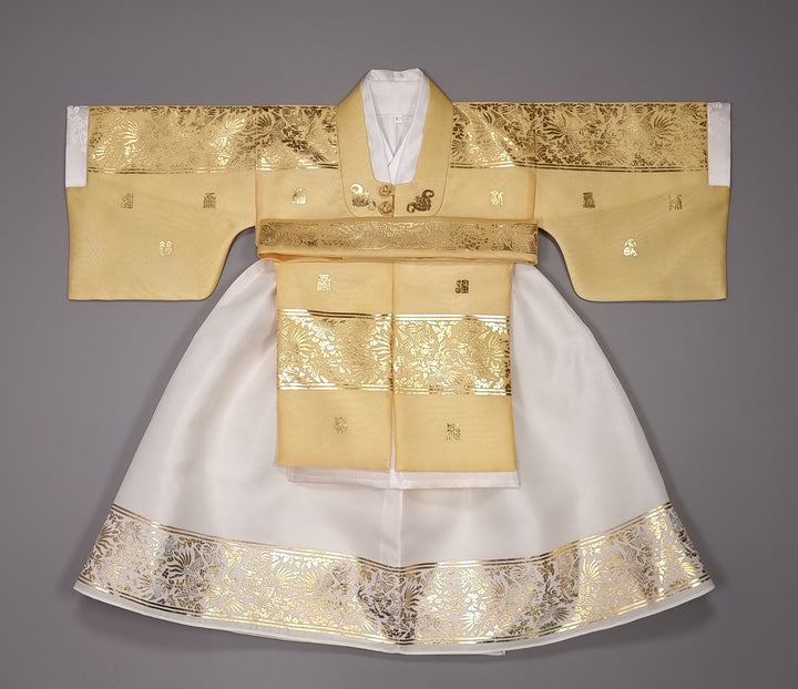 Korean Traditional Baby Girl Premium Hanbok Clothing Princess Design 1 Age 1st First Birthday Dol Party Celebration&nbsp; GOG504