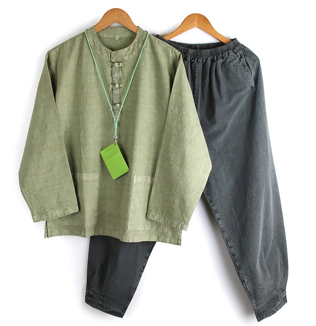 Korean Hanbok Washed Cotton Common Use Man Woman Casual Daily Clothing Pants JH102